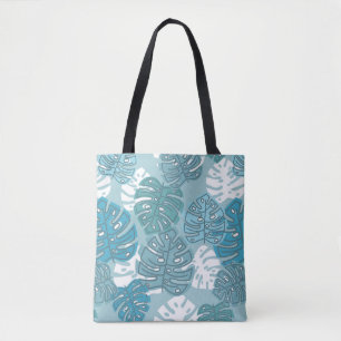 Bolsa Tote saco azul de toalha