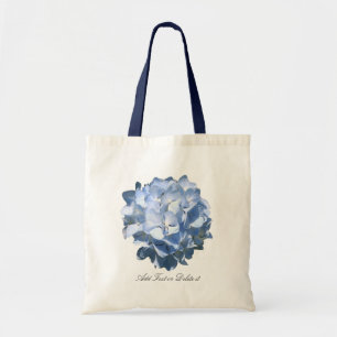 Bolsa Tote Saco azul do Hydrangea