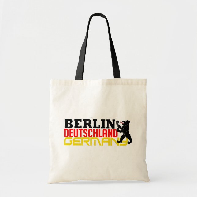 Bolsa Tote Saco BERLIN - escolha estilo e cor (Frente)