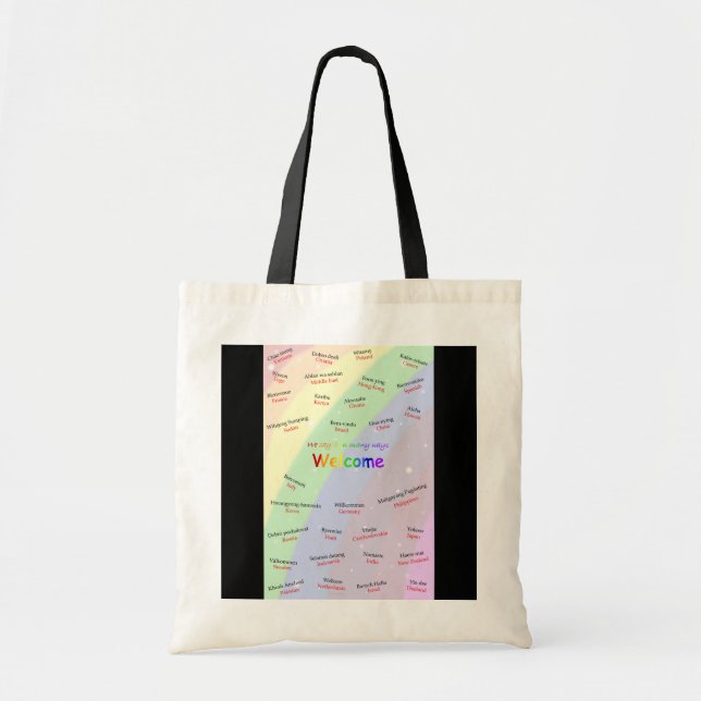 Bolsa Tote Saco/bolsa multiculturais do professor (Frente)