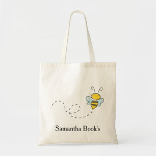 Bolsa Tote Saco bonito da biblioteca do coelho dos miúdos