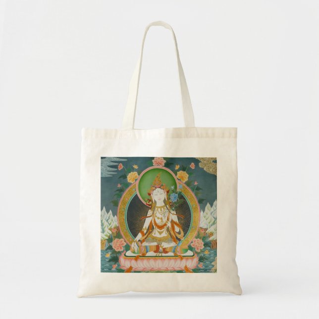 Bolsa Tote Saco branco de Tara (Frente)