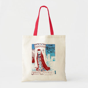 Bolsa Tote Saco branco do gato