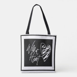 Bolsa Tote Saco branco e preto