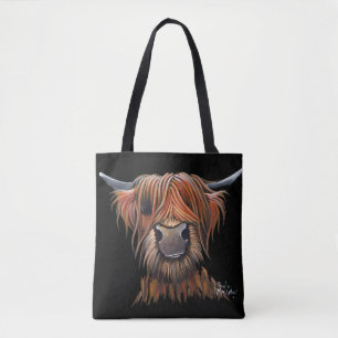 Bolsa Tote Saco 'BRUCE' de Vaca Highland escocesa