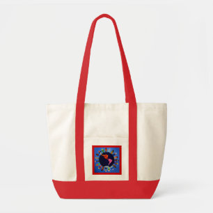 Bolsa Tote Saco calmo das crianças em todo o mundo