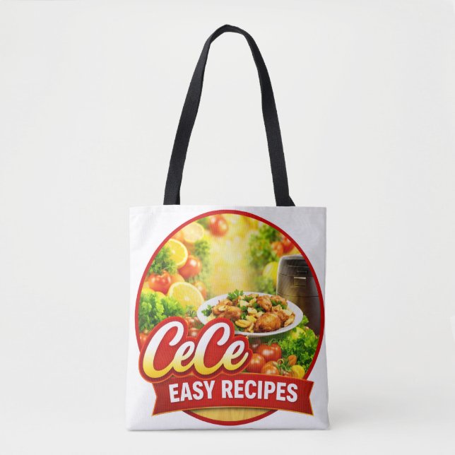 Bolsa Tote Saco Cece Easy Recipes (Frente)