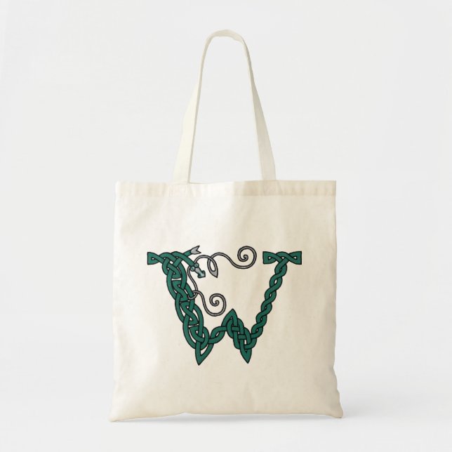 Bolsa Tote Saco celta de W da letra (Frente)