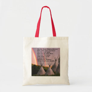 Bolsa Tote Saco Cherokee amigável da bênção de Eco
