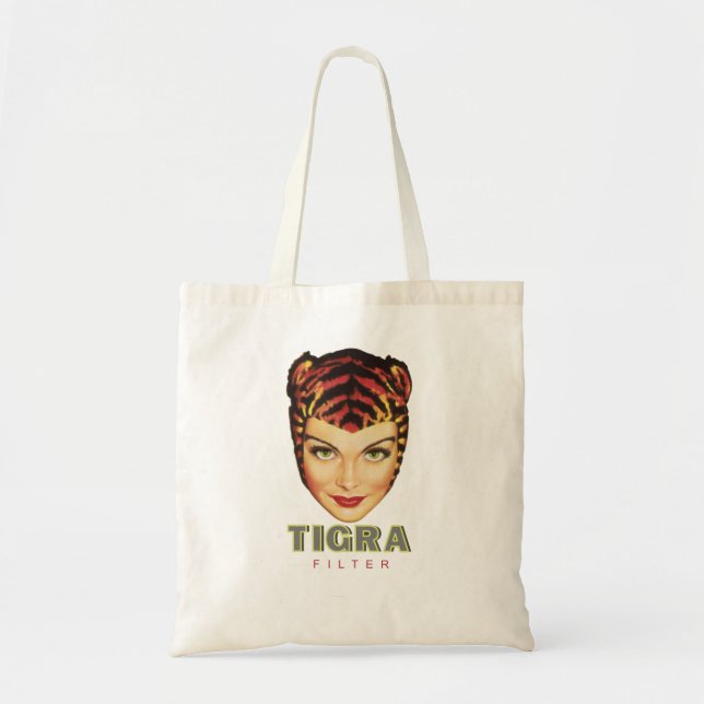 Bolsa Tote saco cigarro tigra handbag (Frente)