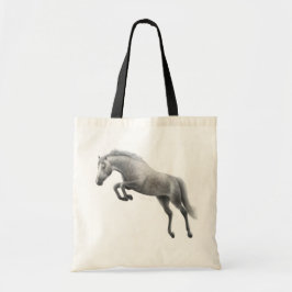 Bolsa Tote Saco cinzento de salto do cavalo