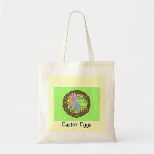 Bolsa Tote Saco Coletor de Ovos de Páscoa