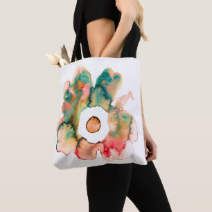Bolsa Tote Saco com abstrato de arte, desenhado por uma aquar