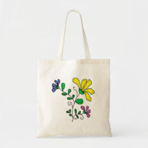 Saco com Design de Flor Caprichoso
