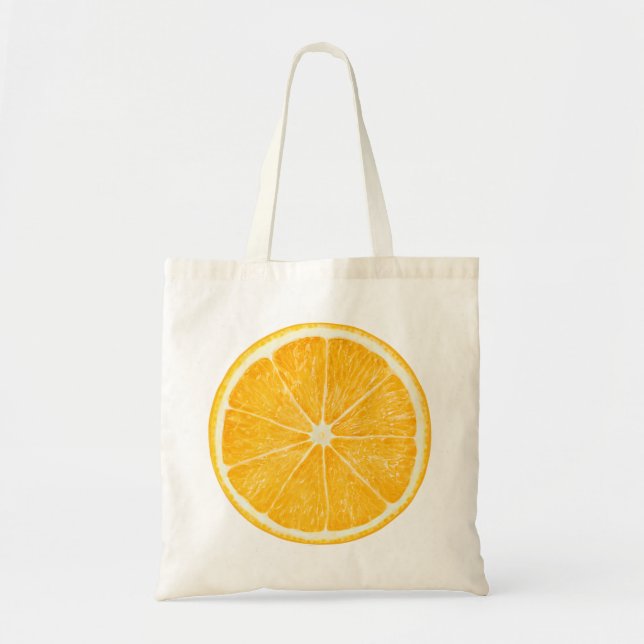 Bolsa Tote Saco com fatia laranja (Frente)