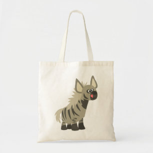 Bolsa Tote Saco com fome bonito da hiena listrada dos