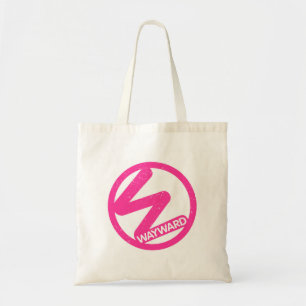 Bolsa Tote Saco com o logotipo rosa Wayward