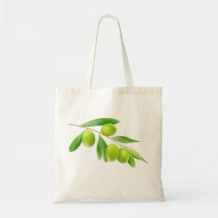 Bolsa Tote Saco com ramal de azeitona verde