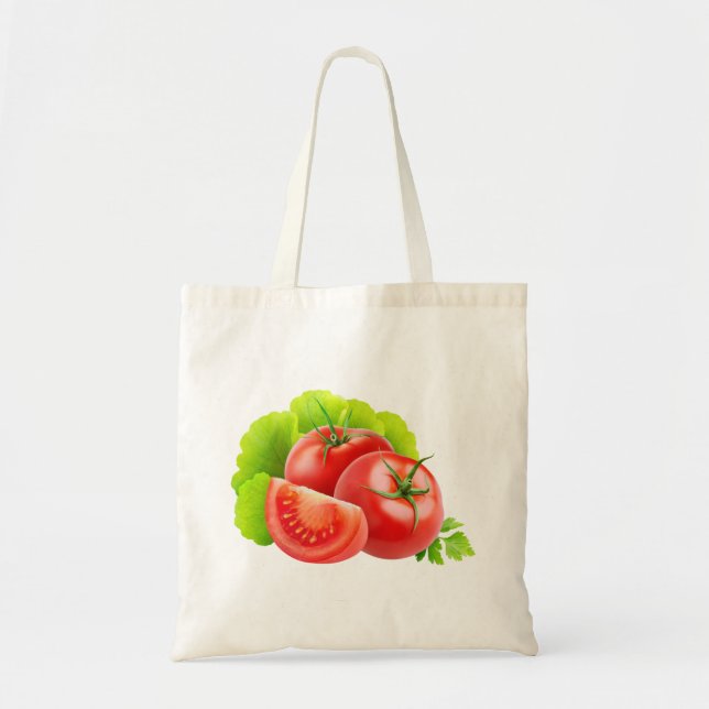 Bolsa Tote Saco com tomate fresco (Frente)