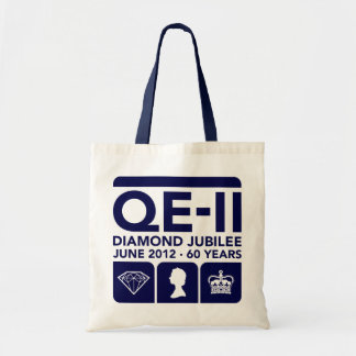 Bolsa Tote Saco comemorativo do jubileu de diamante