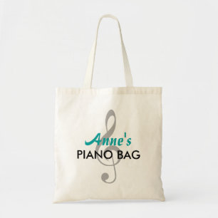 Bolsa Tote Saco conhecido feito sob encomenda do piano -