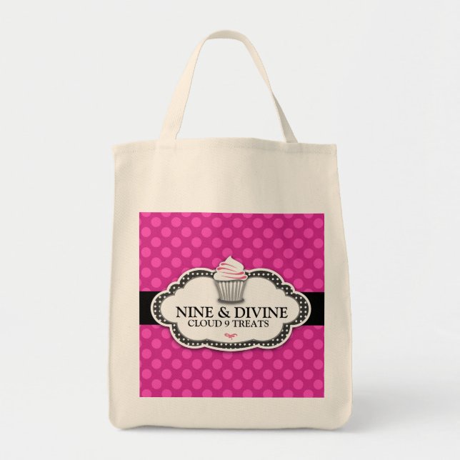 Bolsa Tote Saco cor-de-rosa divino de 311 pontos (Frente)