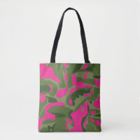 Saco cor-de-rosa do camo