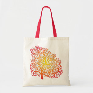 Bolsa Tote Saco da árvore de CurliQ da chama