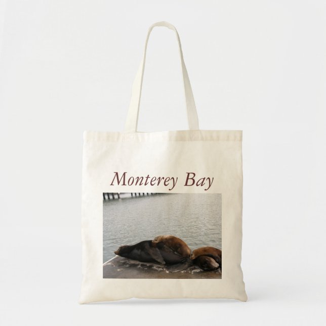 Bolsa Tote Saco da baía de Monterey (Frente)