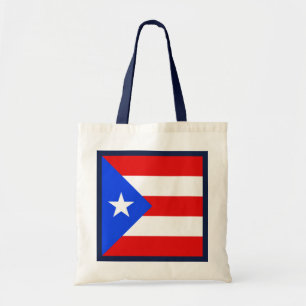 Bolsa Tote Saco da bandeira de Puerto Rico