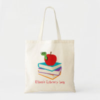 Saco da biblioteca de culinária fofa do nome do ga