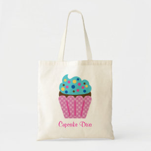 Bolsa Tote Saco da diva do cupcake