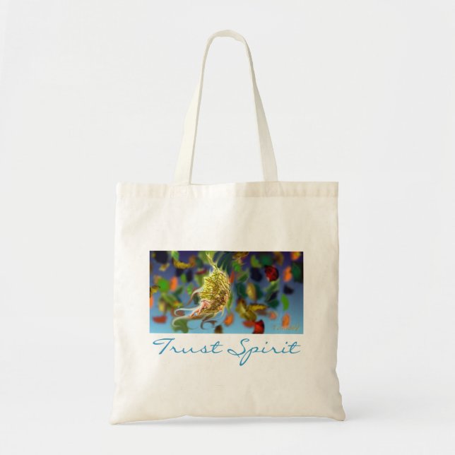 Bolsa Tote saco, da "espírito confiança " (Frente)