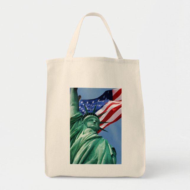 Bolsa Tote Saco da estátua da liberdade (Frente)