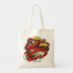 Bolsa Tote Saco da fervura do caranguejo