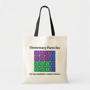 Bolsa Tote Saco da física de partícula elementar