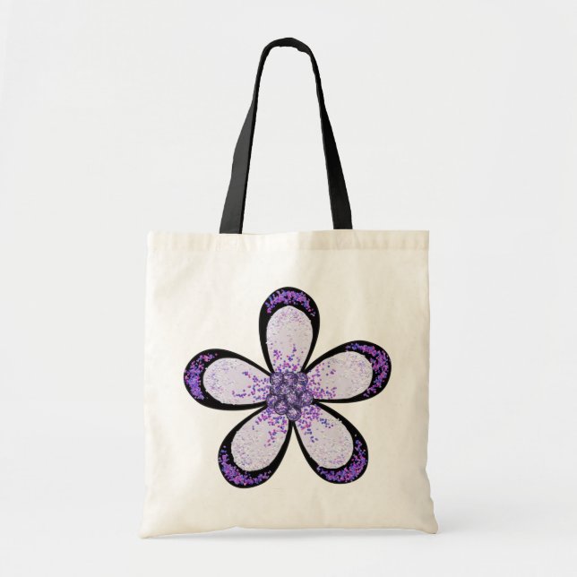 Bolsa Tote Saco da flor da lavanda (Frente)