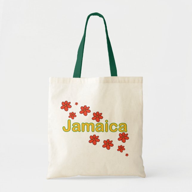 Bolsa Tote Saco da flor de Jamaica (Frente)
