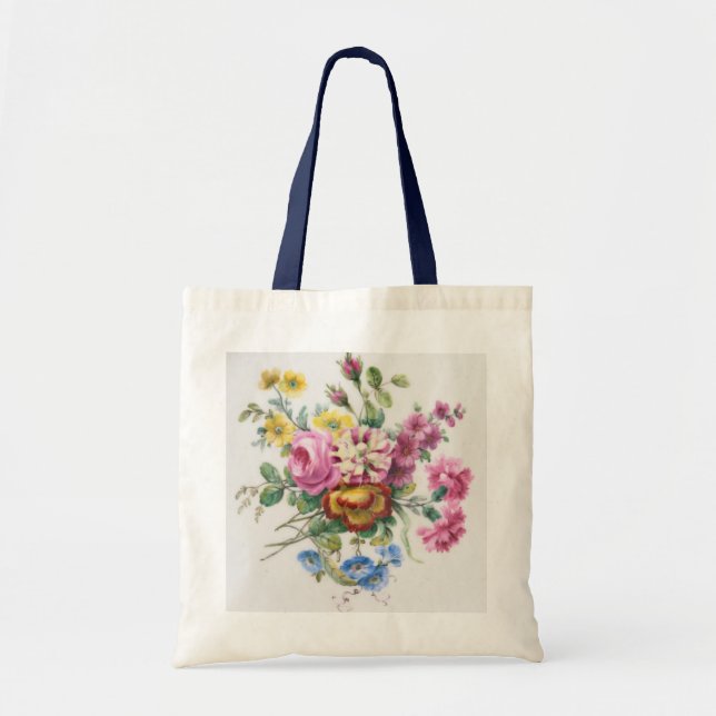 Bolsa Tote Saco da flor de Sevres - pintado em 1776 (Frente)