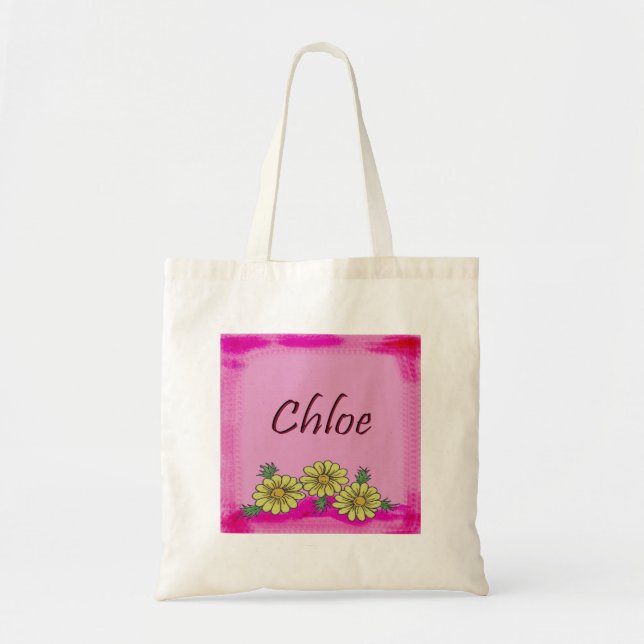 Bolsa Tote Saco da margarida de Chloe (Frente)
