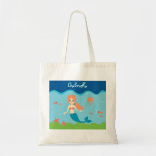 Bolsa Tote Saco da menina da sereia