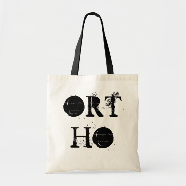 Bolsa Tote Saco da ortopedia (Frente)
