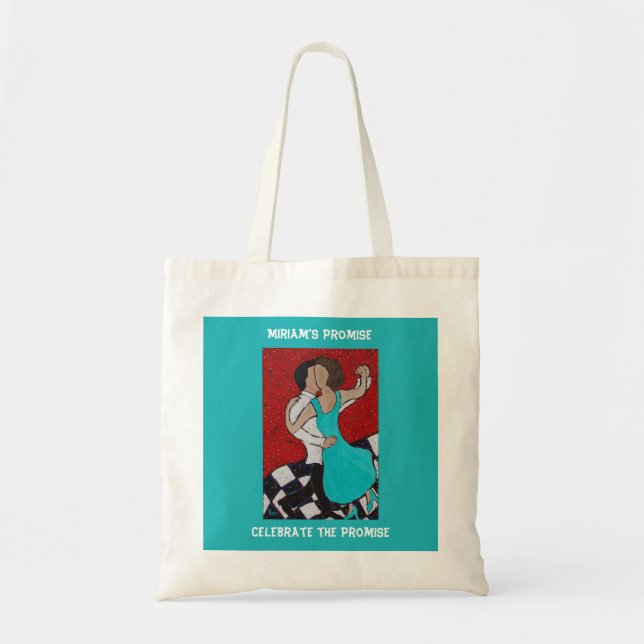 Bolsa Tote Saco da promessa de Miriam (Frente)