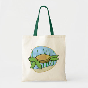 Bolsa Tote Saco da tartaruga de mar de Kawaii