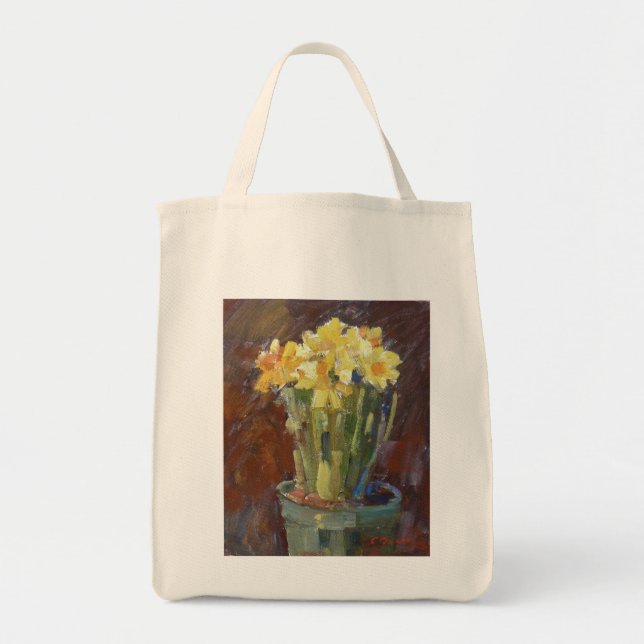 Bolsa Tote Saco "Daffodils" (Frente)