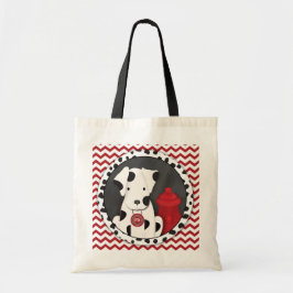 Bolsa Tote Saco Dalmatian do filhote de cachorro