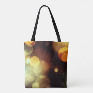 Bolsa Tote Saco das luzes de bolhas com toda a impressão