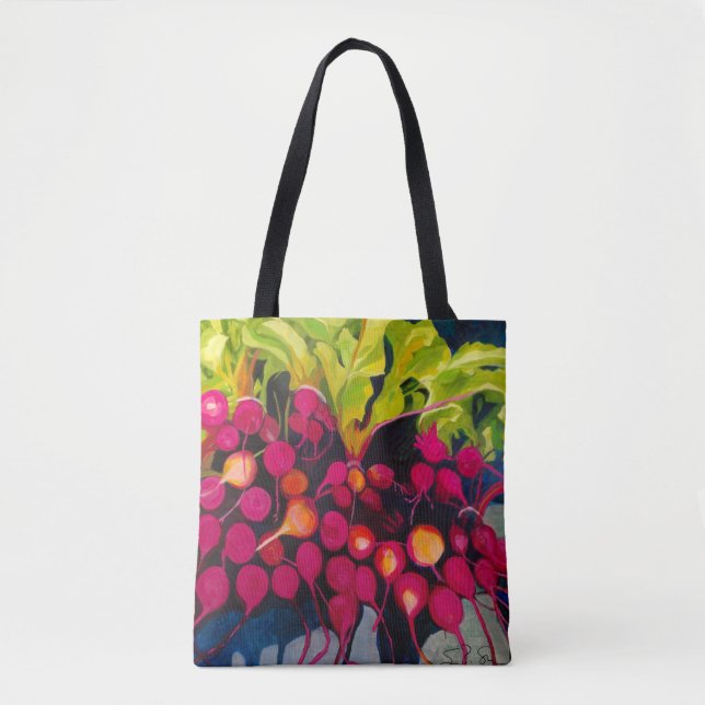 Bolsa Tote Saco das pinturas do vegetariano (Frente)