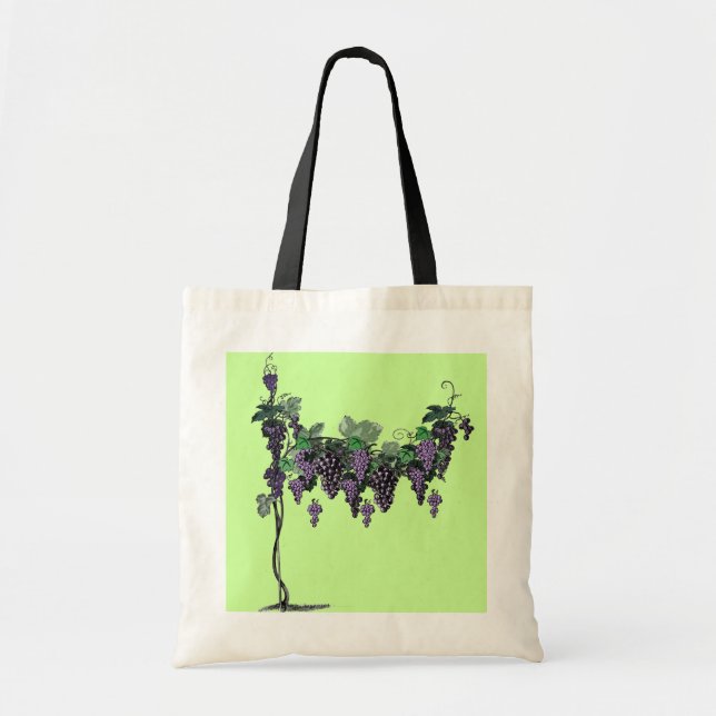 Bolsa Tote Saco das Vinhas de Uva (Frente)