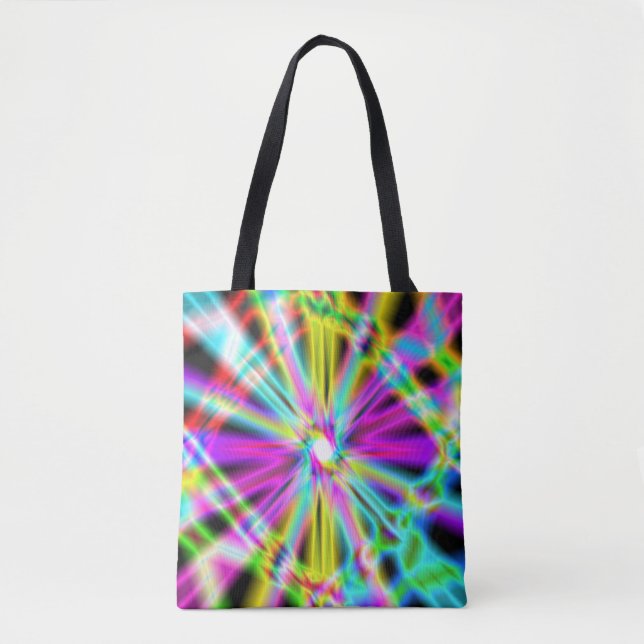 Bolsa Tote Saco de 2 Totas do Cromo Iridescente (Frente)